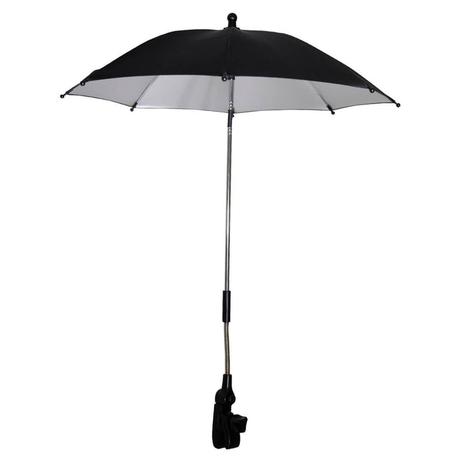phil&teds ombre stick parapluie complètement ouvert_noir