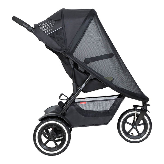 phil&teds sport buggy with sun mesh cover side view_default