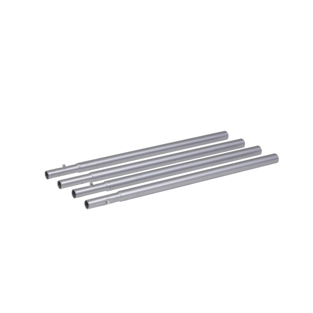 poppy table top metal legs (2020+) (silver)